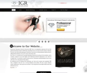 Igrlab.com(International Gemological Research Laboratories) Screenshot