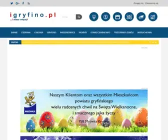 Igryfino.pl(Portal informacyjny oraz gazeta powiatu gryfińskiego) Screenshot
