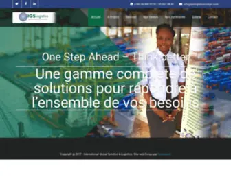 Igslogisticscongo.com(IGS Logistics Congo) Screenshot