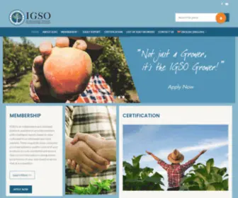 Igso.world(International Growers Standards Organization) Screenshot