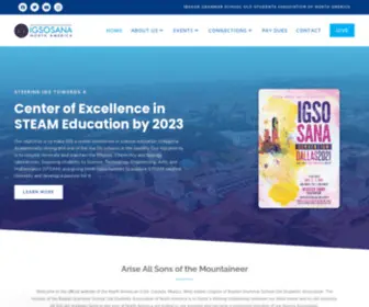 Igsosana.org(IGS Old Students Association) Screenshot