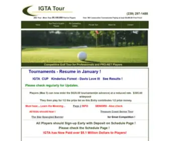 Igtatourllc.com(Florida Golf Tour) Screenshot