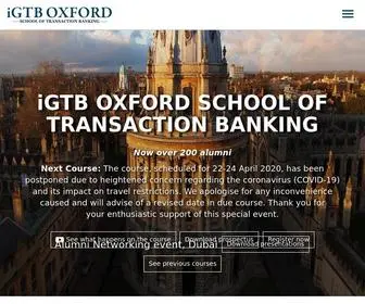 Igtboxford.com(IGTB Oxford) Screenshot