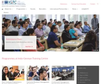 Igtcindia.com(Indo-German Training Centre) Screenshot