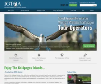 Igtoa.org(Galápagos Islands Travel & Tours) Screenshot