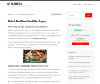 Igtpartners.com(IGT Partners) Screenshot