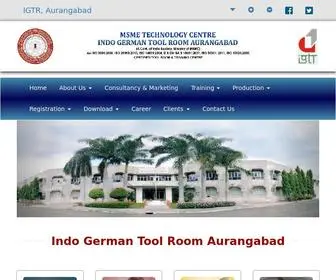 IGTR-Aur.org(IGTR-Aurangabad) Screenshot