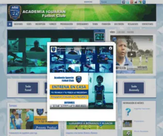 Iguaran.com(Escuelas de Futbol en Bogotá) Screenshot