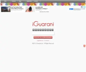Iguarani.com(Diccionario Traductor Guarani Online) Screenshot