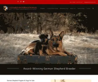 Iguardgermanshepherds.com(IGuard International German Shepherds) Screenshot