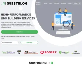 Iguestblog.com(Premium Guest Posting Service) Screenshot