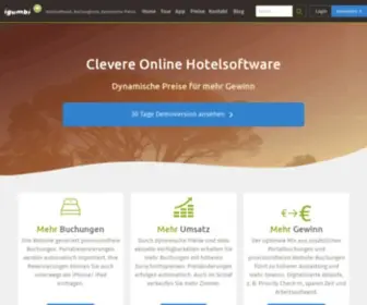 Igumbi.com(Clevere Hotelsoftware) Screenshot