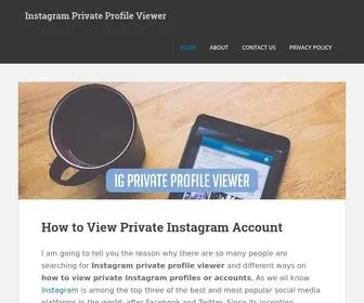 Igviewer.net(Instagram private profile viewer) Screenshot