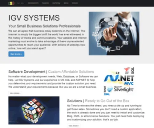 Igvsystems.com(IGV Systems) Screenshot