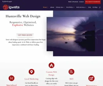 Igwebs.com(Huntsville Web Design) Screenshot
