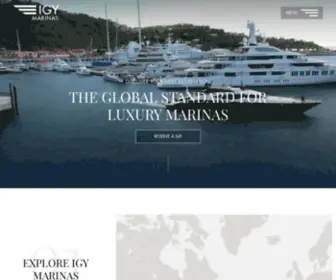 Igymarinas.com(IGY Marinas) Screenshot