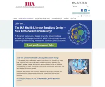 Iha4Health.org(iha4health) Screenshot