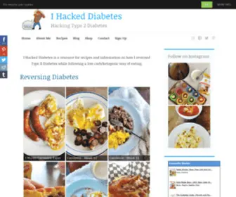 Ihackeddiabetes.com(Low Carb and Diabetes Friendly Recipes) Screenshot