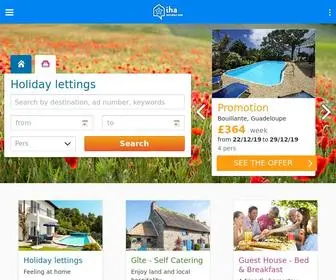 Iha.com(Vacation homes direct by owners) Screenshot