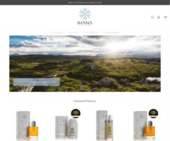 Ihanaskincare.com(Ihana Skincare) Screenshot