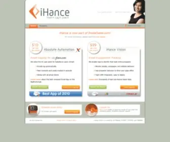 Ihance.com(Sales 2.0) Screenshot