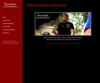 Ihanderauctioneering.com(Ihander Auctioneering) Screenshot