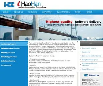 Ihaohan.com(Software Outsourcing) Screenshot