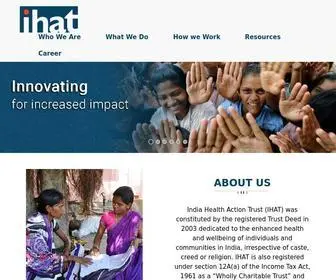 Ihat.in(India Health Action Trust (IHAT)) Screenshot