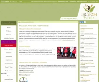 IHC2014.org(Home) Screenshot