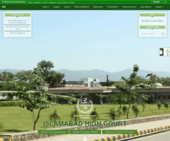 IHC.gov.pk(ISLAMABAD HIGH COURT) Screenshot