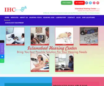 Ihchearing.com(Islamabad Hearing Center Pvt LTD) Screenshot