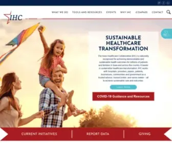 Ihconline.org(Iowa Healthcare Collaborative) Screenshot