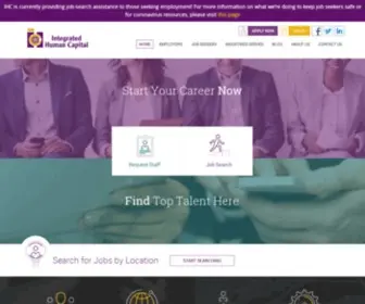Ihcus.com(Integrated Human Capital) Screenshot
