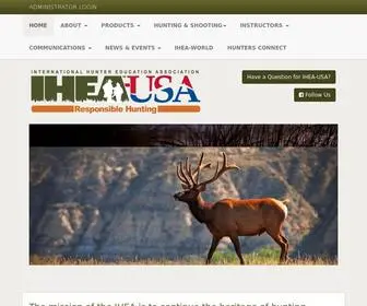 Ihea-USA.org(International Hunter Education Association (IHEA)) Screenshot
