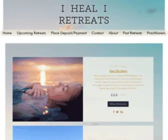 Ihealiretreats.com(Wellness Retreats in Northern California) Screenshot