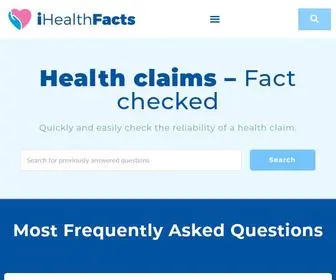 Ihealthfacts.ie(Ihealthfacts) Screenshot