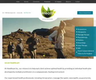 Ihealthgroup.ca(IHealthcare Inc) Screenshot