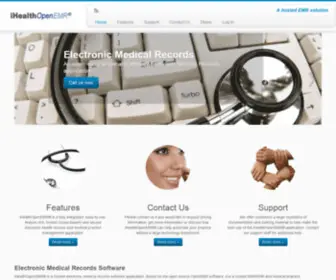 Ihealthopenemr.com(A hosted EMR solution) Screenshot