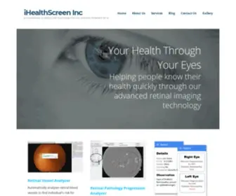 Ihealthscreen.org(Health is a new artificial intelligence (AI)) Screenshot