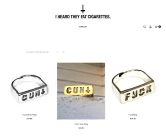 Iheardtheyeatcigarettes.com(I Heard They Eat Cigarettes) Screenshot