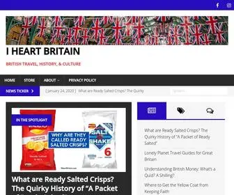 Iheartbritain.com(British Travel) Screenshot