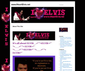 Iheartelvis.net(I Love Elvis) Screenshot