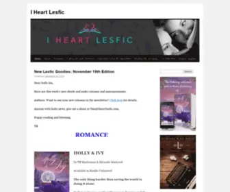 Iheartlesfic.com(I Heart Lesfic) Screenshot