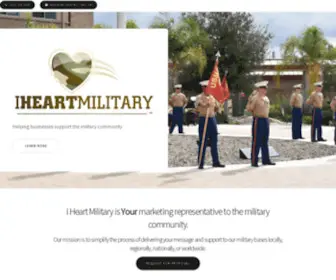 Iheartmilitary.com(I Heart Military) Screenshot