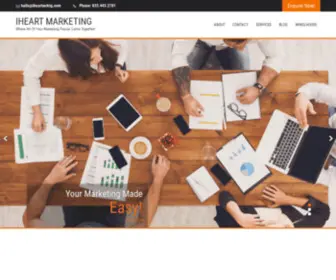 Iheartmrktg.com(IHeart Marketing) Screenshot