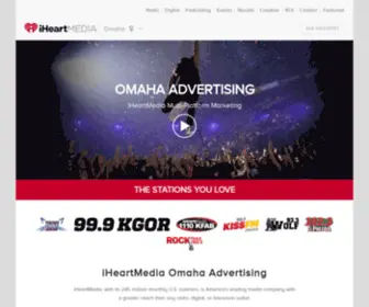 Iheartomahaadvertising.com(America's #1 Audio Company) Screenshot