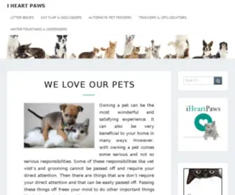 Iheartpaws.com(I Heart Paws) Screenshot