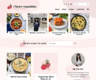 Iheartvegetables.com(Easy Vegetarian & Vegan Recipes) Screenshot