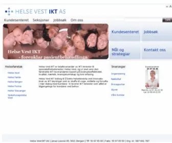 Ihelse.net(Helse Vest IKT AS) Screenshot