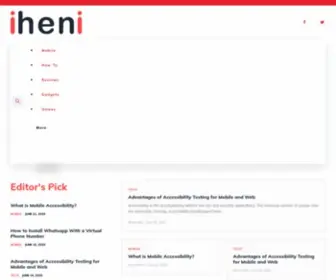 Iheni.com(Tech That Matters) Screenshot